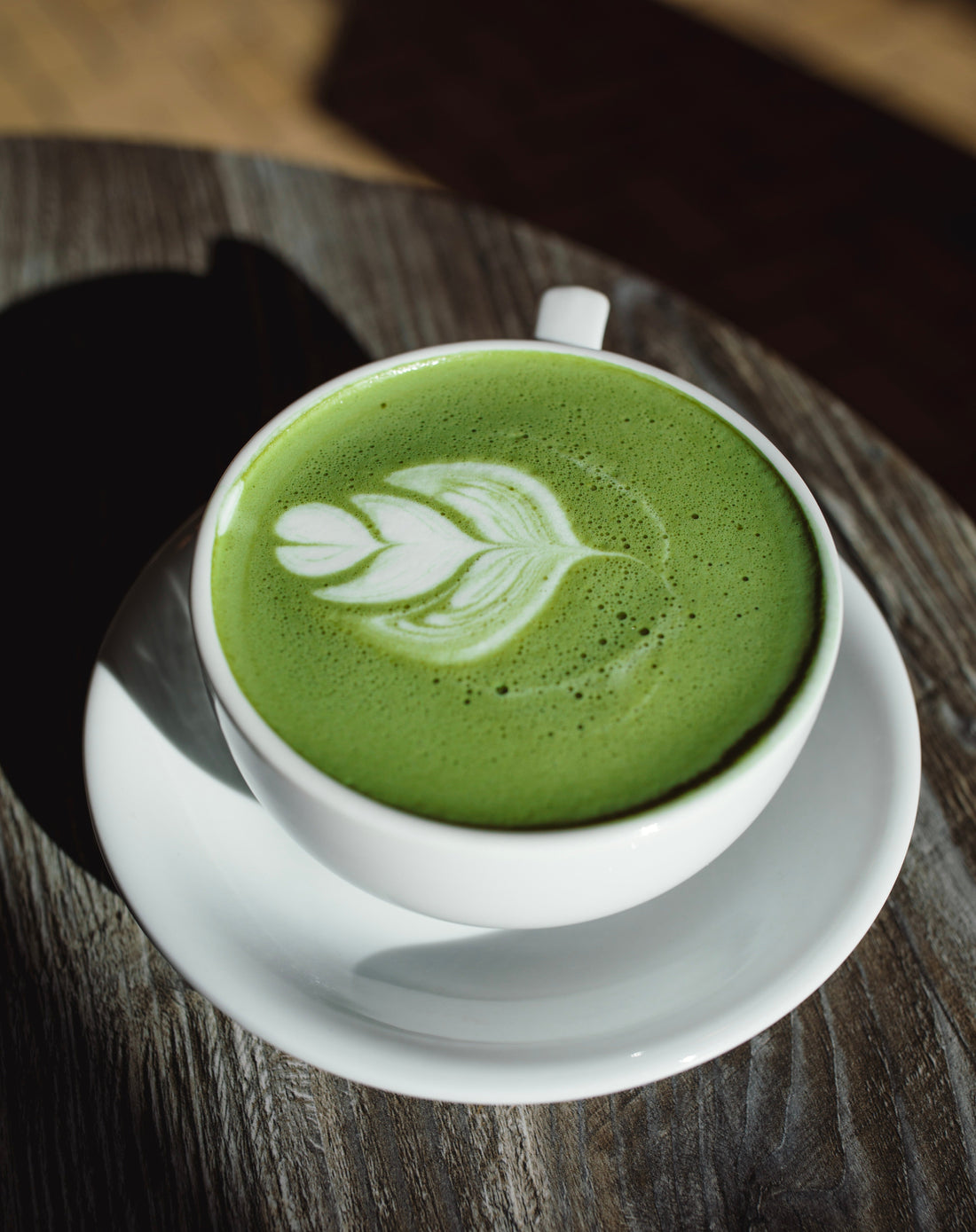 Make the perfect hot matcha latte